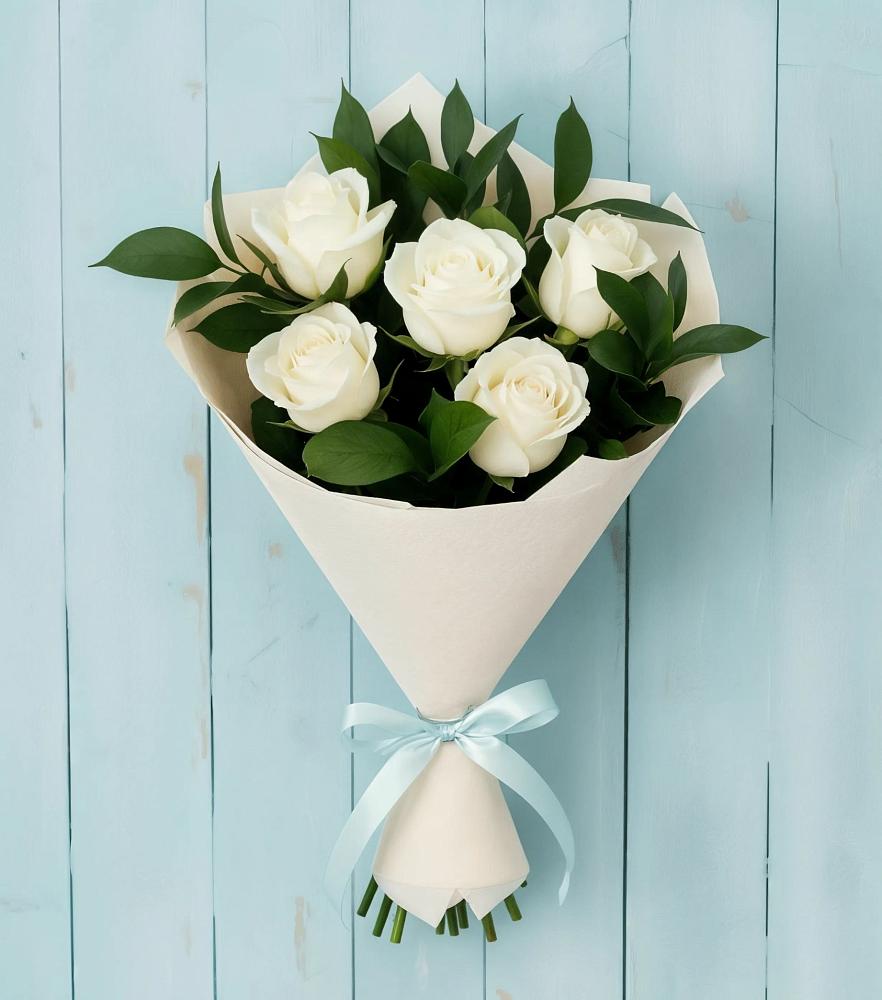 Букет цветов из: Розы в Дмитровский Погост