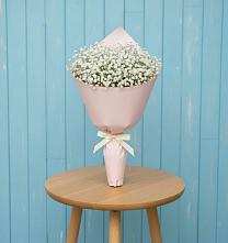 Букет цветов из:  Гипсофила в Дмитровский Погост