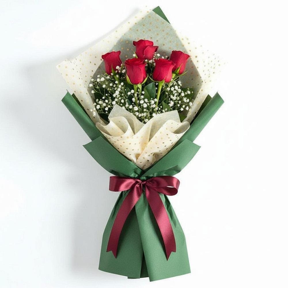 Букет цветов из: Розы в Дмитровский Погост