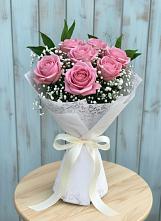 Букет цветов из:  Розы в Дмитровский Погост