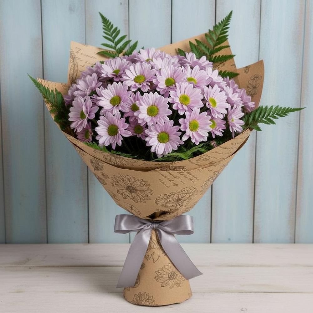 Букет цветов из: Хризантемы в Дмитровский Погост