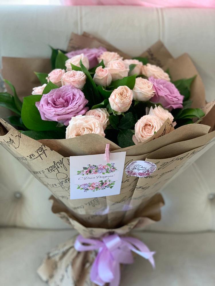 Букет цветов из: Розы в Дмитровский Погост