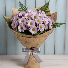 Букет цветов из:  Хризантемы #REPLACE_PRED# Дмитровский Погост