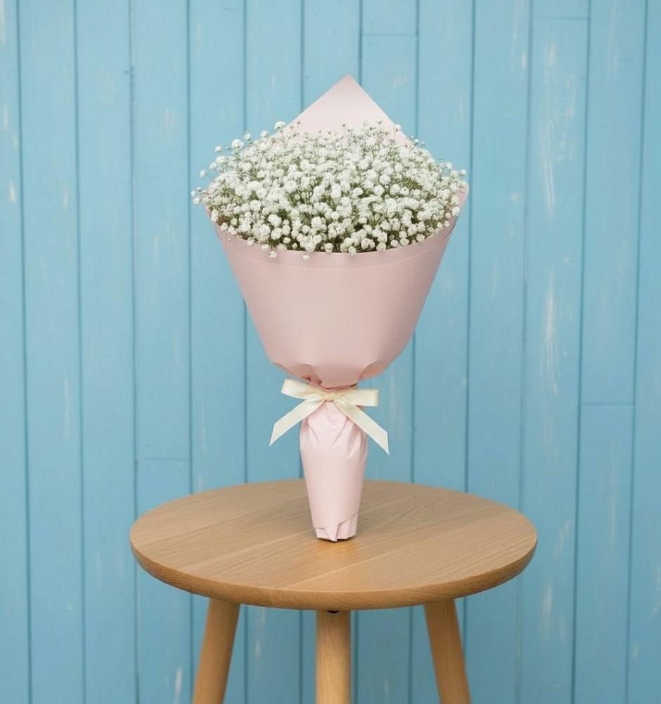 Букет цветов из: Гипсофила в Дмитровский Погост