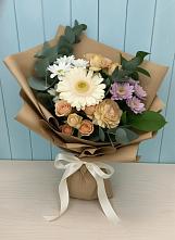 Букет цветов из:  Герберы и Хризантемы #REPLACE_PRED# Дмитровский Погост