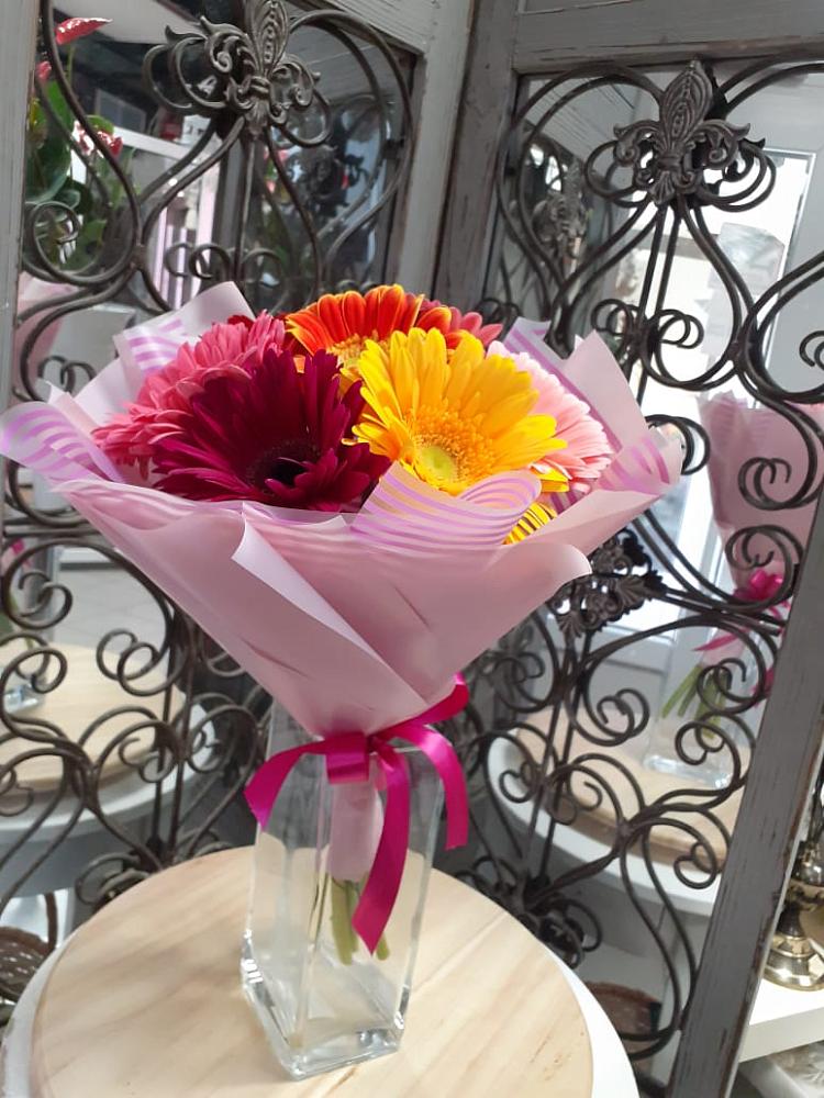 Букет цветов из: Герберы в Дмитровский Погост