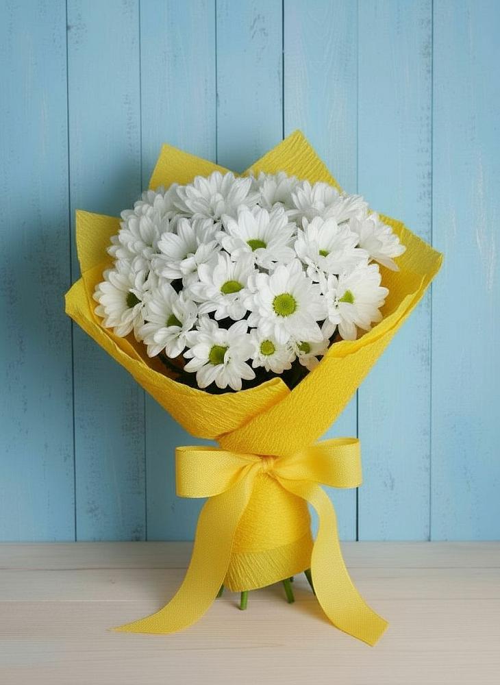 Букет цветов из: Хризантемы в Дмитровский Погост