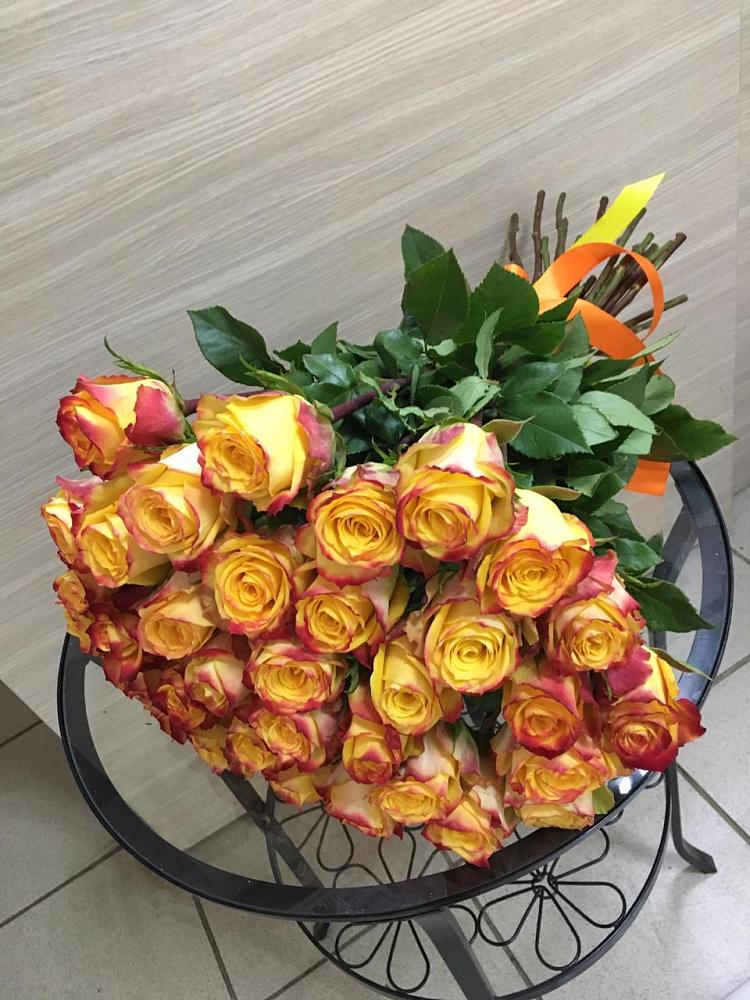 Букет Желтые розы в Дмитровский Погост