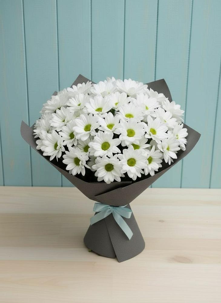 Букет цветов из: Хризантемы в Дмитровский Погост