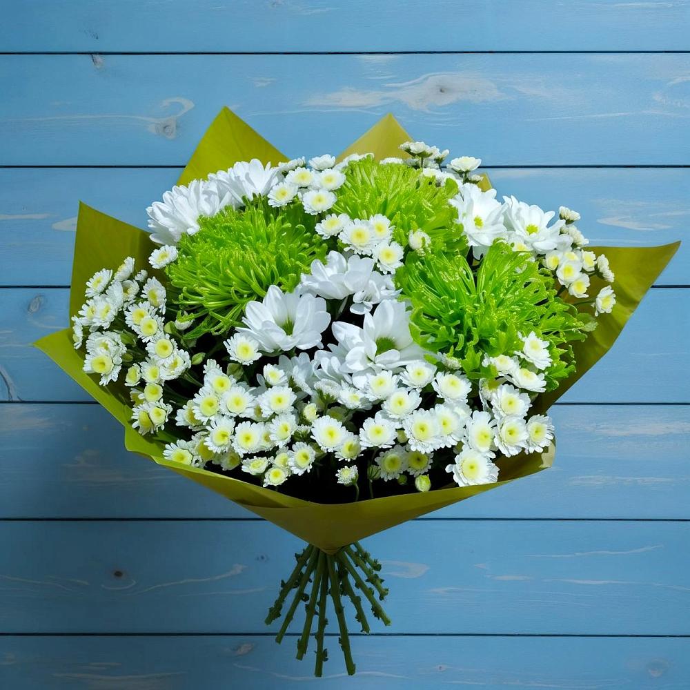 Букет цветов из: Хризантемы в Дмитровский Погост