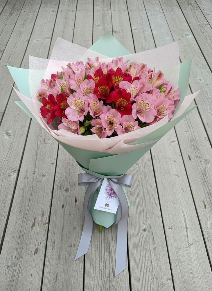 Букет цветов из: Альстромерии в Дмитровский Погост