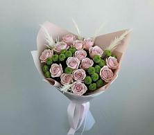 Букет цветов из:  Розы и Хризантемы в Дмитровский Погост