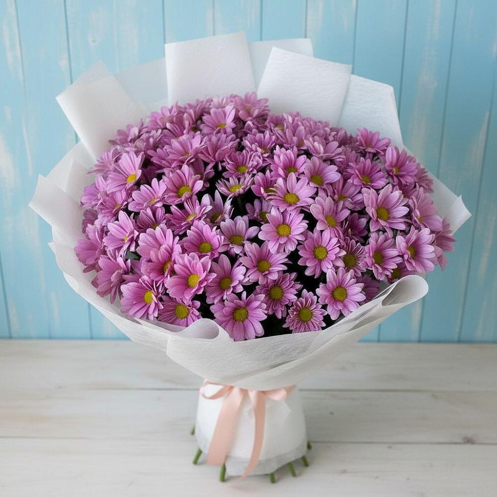 Букет цветов из: Хризантемы в Дмитровский Погост