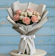 Букет цветов из:  Розы в Дмитровский Погост