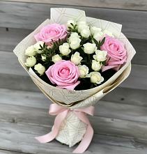 Букет цветов из:  Розы в Дмитровский Погост