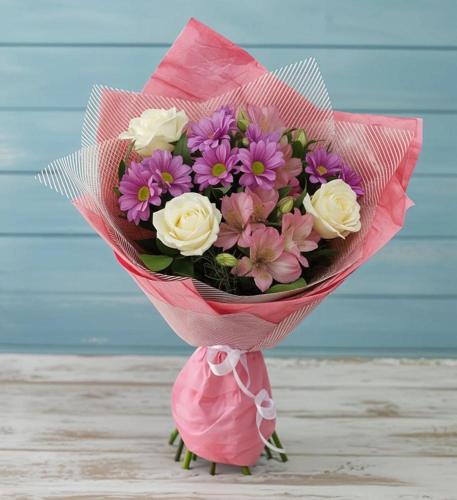 Букет цветов из: Герберы в Дмитровский Погост